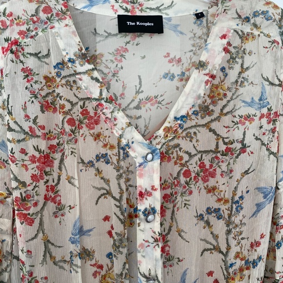 The Kooples 3/4 Length Midi Dress - Picture 3 of 4